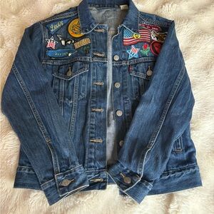 Levi’s Denim Jacket with Colorful Patches